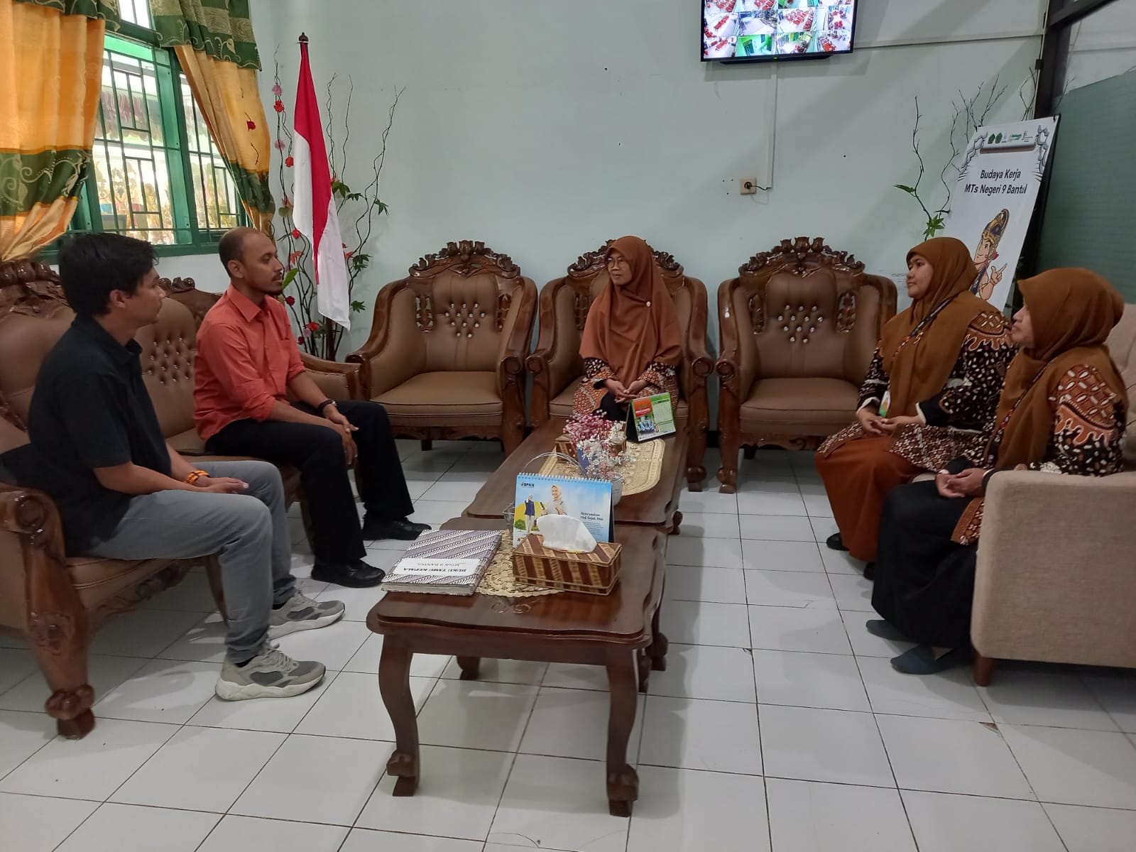 MTsN 9 Bantul Terima Koordinasi dan Sosialisasi Pencegahan Radikalisme dari Tim Densus 88